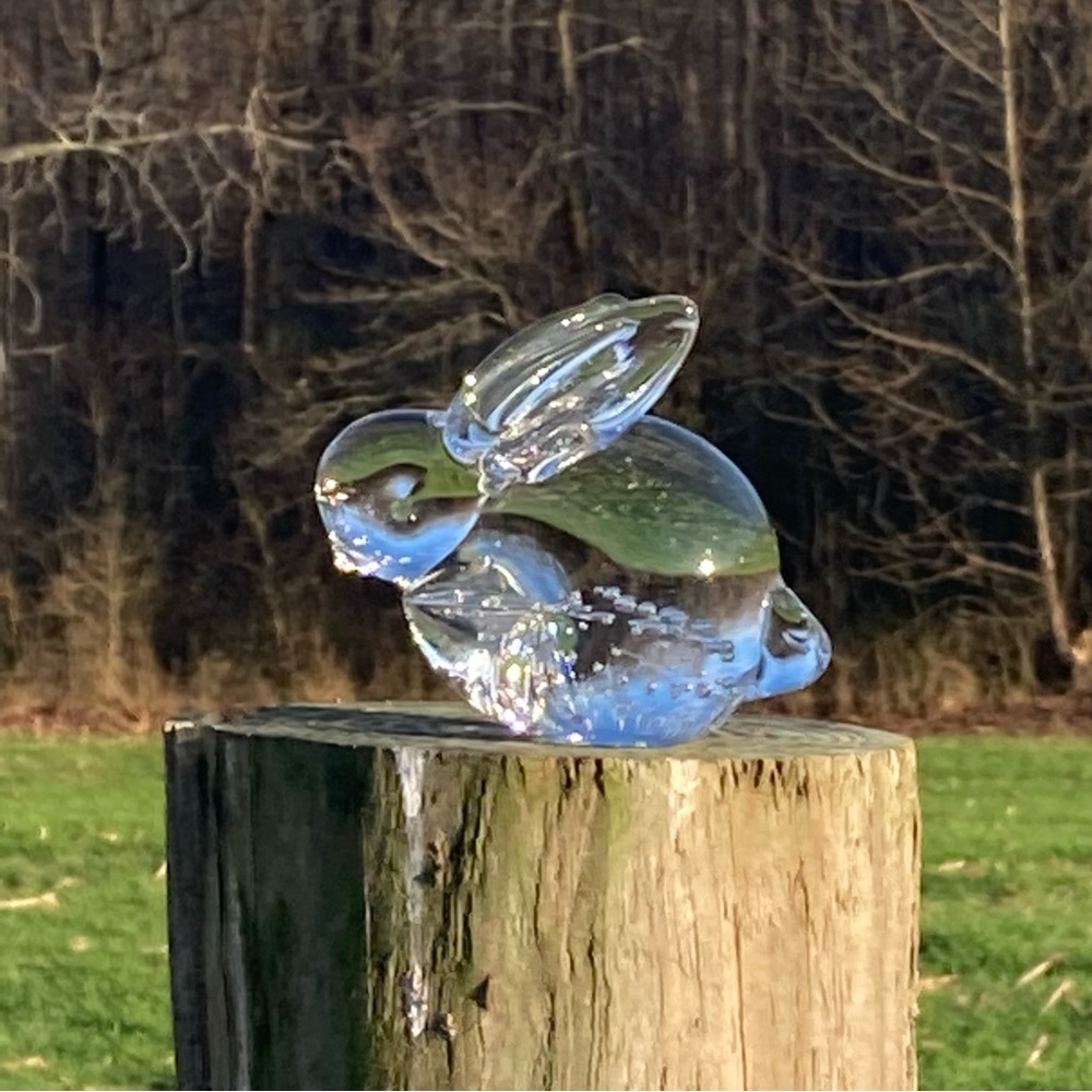 Dazzling Vintage Leonard Art Glass Bunny - Picture 8 of 13